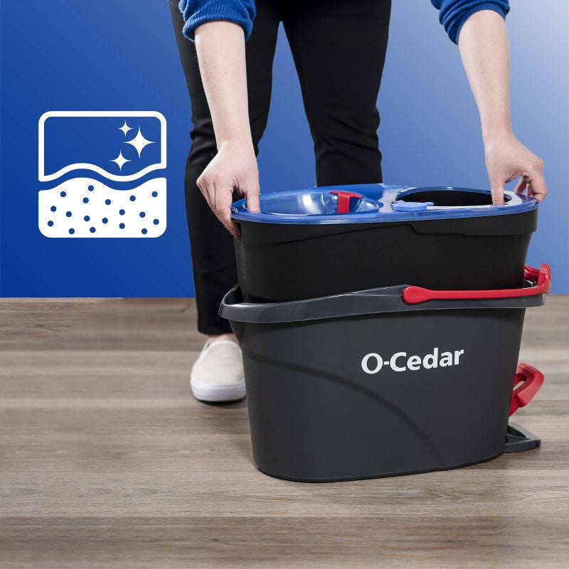 O-Cedar EasyWring RinseClean Spin Mop & Bucket System