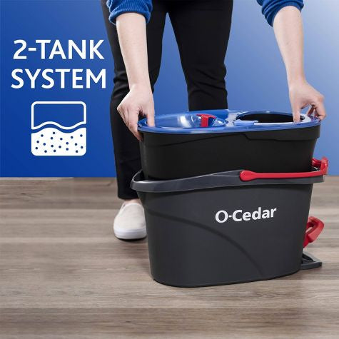 O-Cedar EasyWring RinseClean Spin Mop & Bucket System