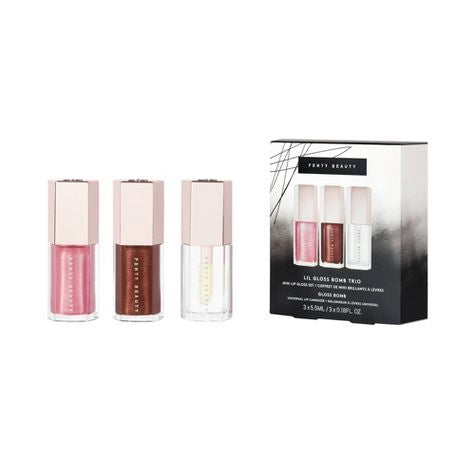 Fenty Snackz de Fenty Beauty por Rihanna Lil Gloss Bomb Trio Mini Lip Gloss Set - 0,18 fl oz/3pc - Ulta Beauty