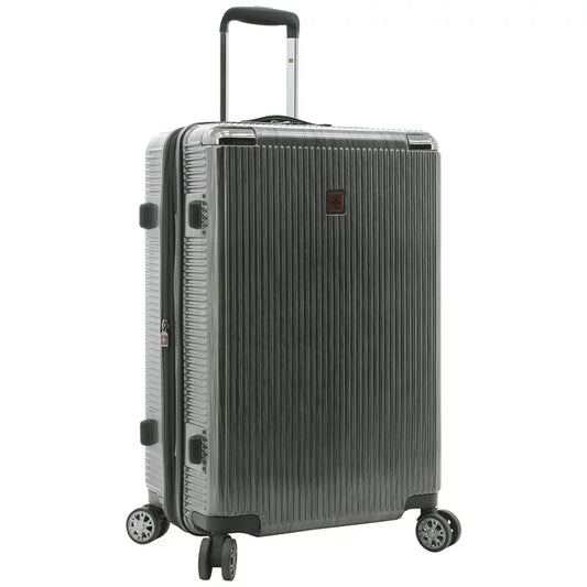 Maleta - Equipaje facturado Swisstech Excursion 25" Expandable Hardside Rolling Spinner - Carbón