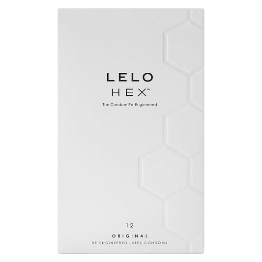 Condones originales sin fragancia LELO Hex - 12ct