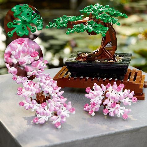 Conjunto de decoración para el hogar LEGO Icons Bonsai Tree 10281