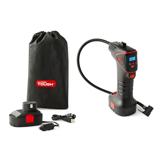 Inflador digital de neumáticos de mano Hyper Tough DC 12V