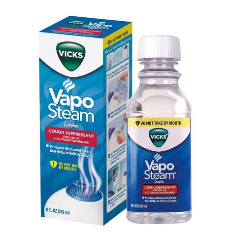 Supresor de la tos al vapor Vicks Vapo - 8 fl oz