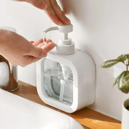 Dispensadores de jabón para baño de 300 ml , loción rellenable, champú, soporte para Gel de ducha, dispensador portátil de viaje, botella con bomba de baño vacía