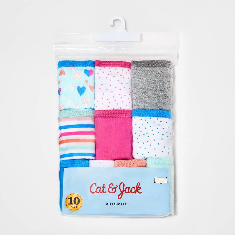 Panties/ calzon/ Pantalón corto de algodón para niña, paquete de 10 - Cat & Jack™