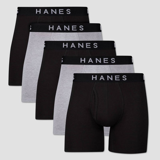 Calzoncillos bóxer para hombre Hanes Premium 5 pcs talla S ( 28-30”)