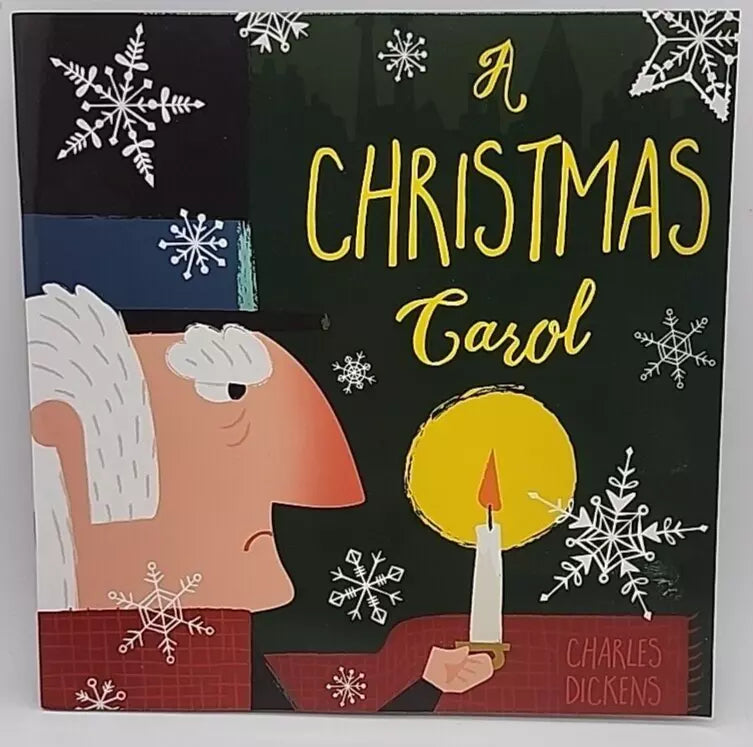 Libro de cuentos ilustrados para niños de vacaciones A Christmas Carol Scrooge Charles Dickens