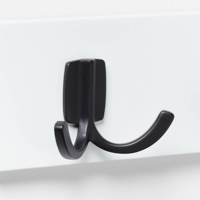 Modern Octopus 3 Hooks Rail Negro/Blanco - Brightroom™