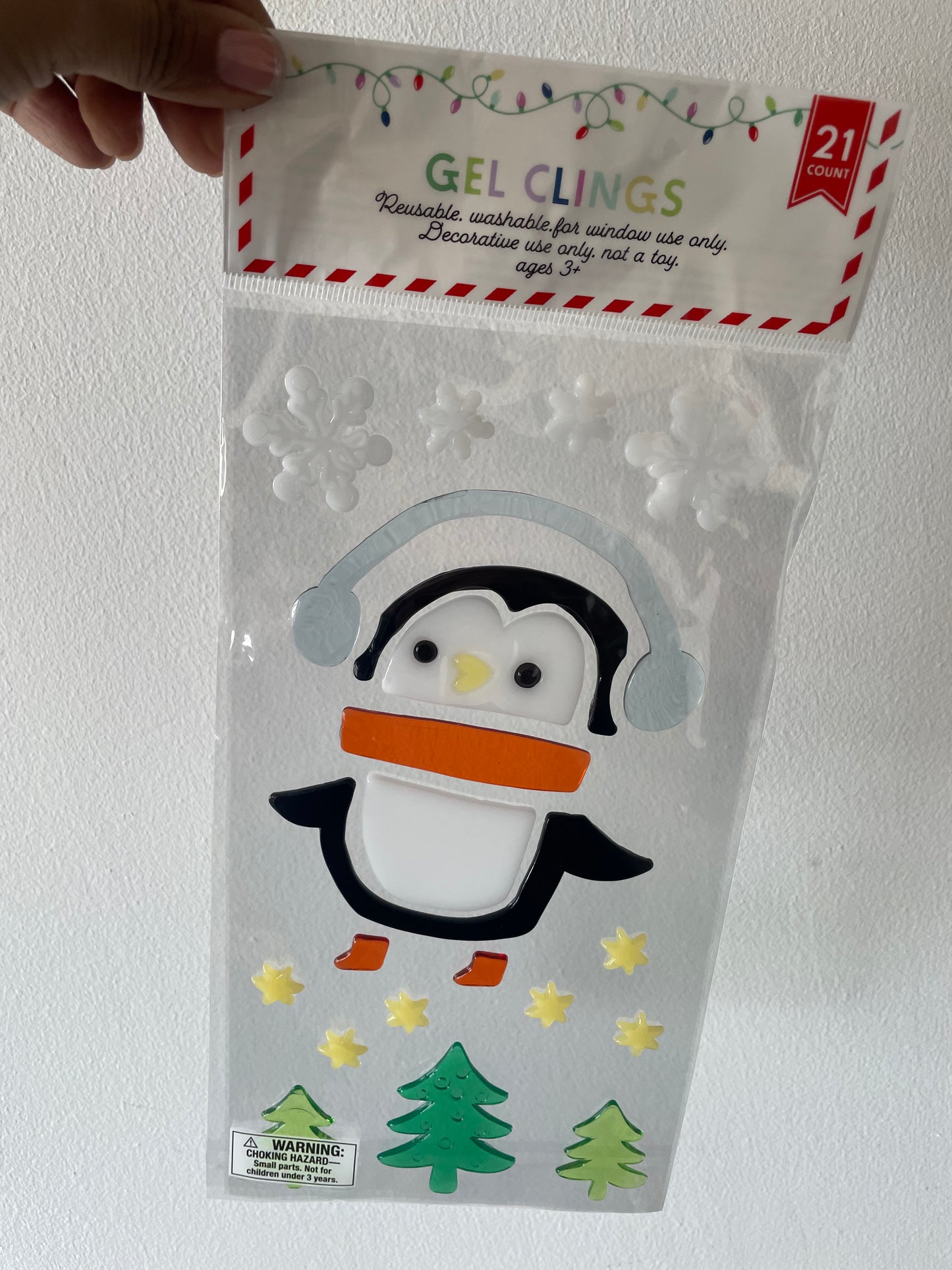 Gel stickers de navidad - varios diseños