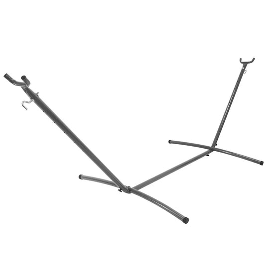 Equip Steel Gray Hammock Stand, tamaño abierto: 108 in. L x 43 in. W x 40 in. H. Base para Hamaca