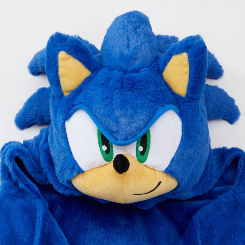 Manta con capucha para niños de Sonic the Hedgehog