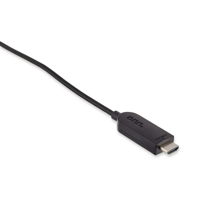 Onn. Cable de conector macho USBC a HDMI de 6', negro, 1 pieza por paquete