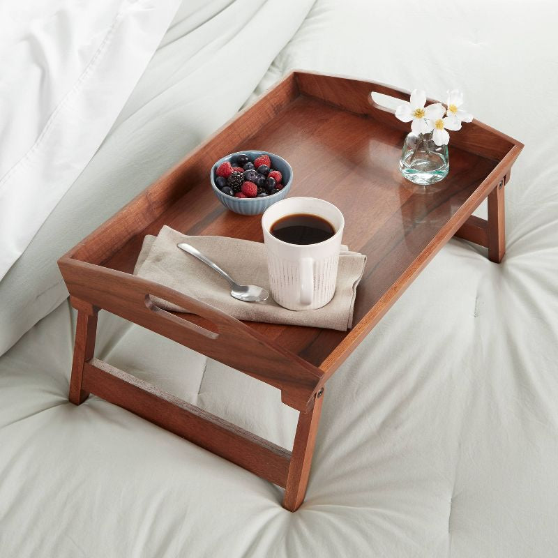 Bandeja de cama de madera de 22" x 14" - Threshold™