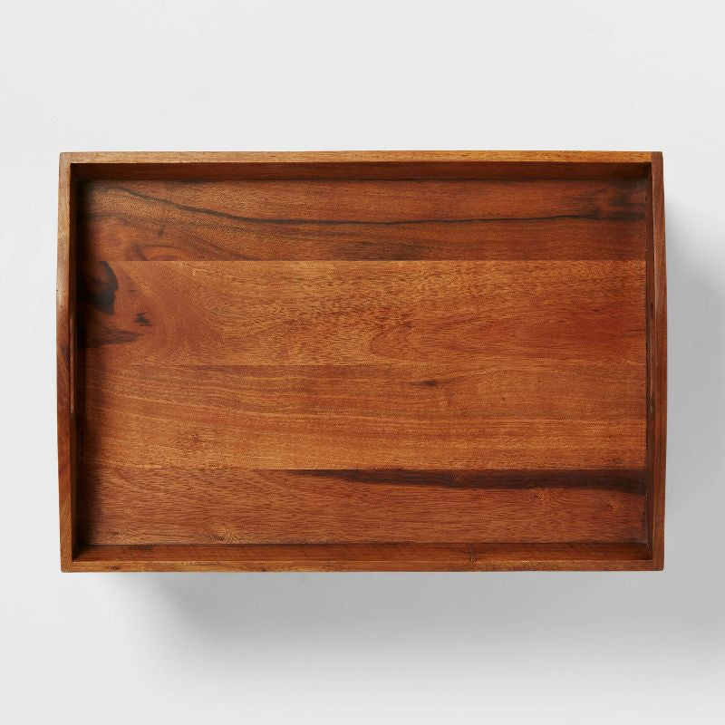 Bandeja de cama de madera de 22" x 14" - Threshold™