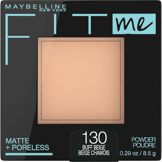 Maquillaje en polvo facial prensado Maybelline Fit Me mate + sin poros - 0,29 oz