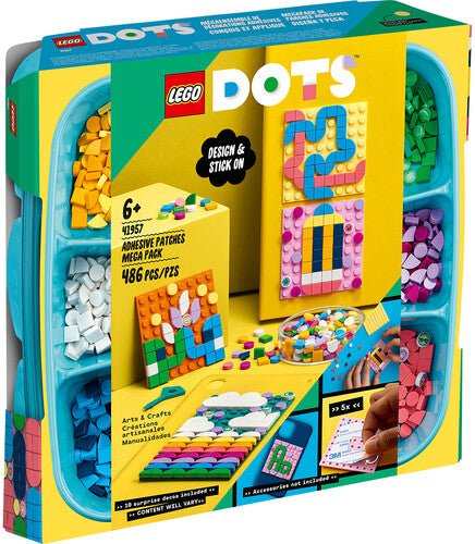 MEGA PAQUETE DE PARCHES ADHESIVOS LEGO DOTS