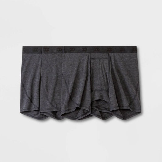 Calzoncillos bóxer activos de 3 piezas para hombre - All in Motion™ Negro- Talla M (32.5-34.5)