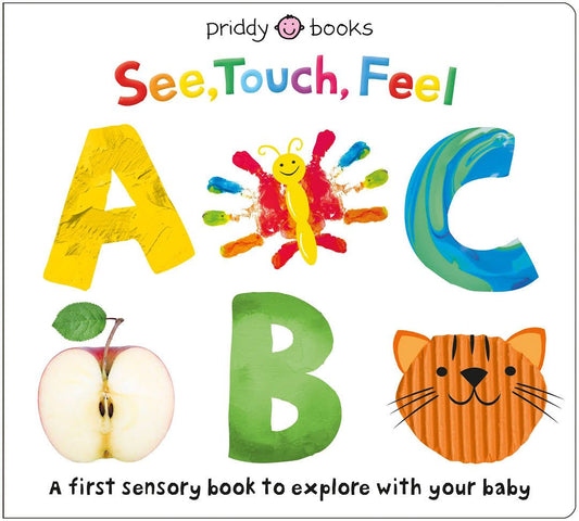 See, Touch, Feel: ABC Libro de cartón – Tacto y sensación