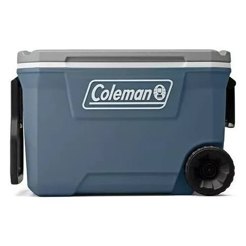 Coleman 316 Series 62QT Hielera rígida con ruedas, Lakeside Blue