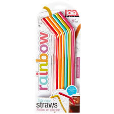 Reusable Silicon Straws 6pc