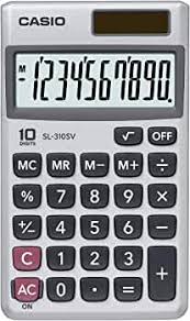 Casio CALCULADORA DE TAMAÑO DE BILLETERA DE 10 DÍGITOS