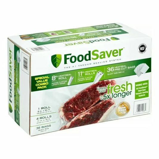 Bolsas de sellado al vacío FoodSaver