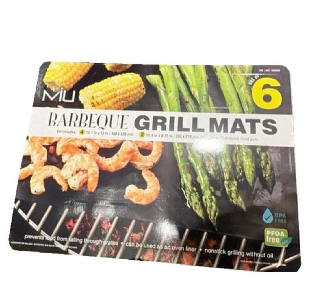 Miu Barbeque Grill Mats, 6 pcs.