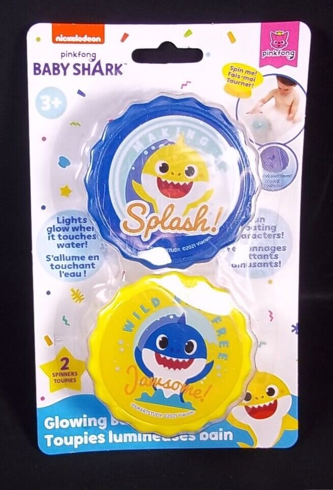 Baby Shark Bath Spinners